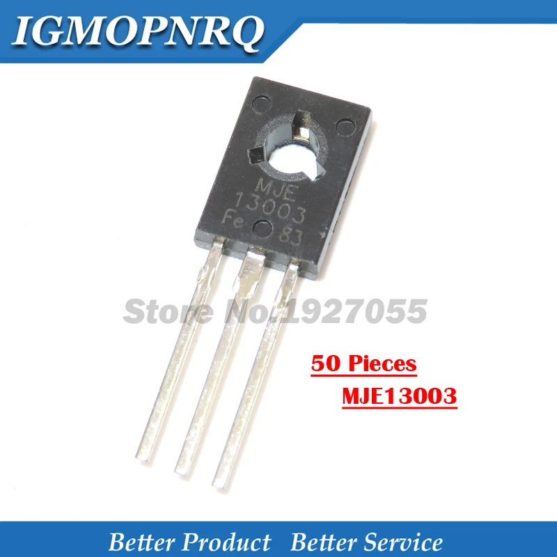 50 TEILE/LOS MJE13003 E13003-2 E13003 TO-126 Transistor 13003 Neue