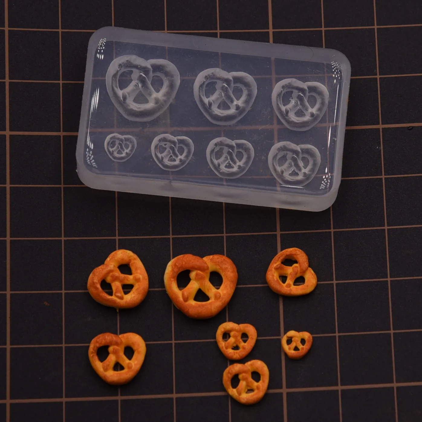6/12 Point Mini Alkaline Water Dough Biscuit Silicone Mold Ultra Light Clay Butterfly  Cookies  Soft Ceramic Clay DIY Molds