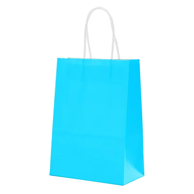 10/30 stücke Urlaub Geburtstag Hochzeit Party Geschenk Taschen Kraft Papier Geschenk Taschen Bunte Papier Taschen Einkaufstaschen Süßigkeiten Taschen geschenk – Detail 15