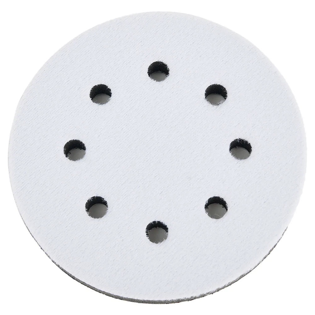 1pc Interface Pad 5 Inch 8 Holes Soft Sponge Cushion Buffer Pads Hook&Loop Sanding Discs For Polisher Sander Pads