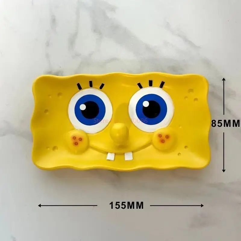 أنيمي الأجهزة الطرفية Squidward مخالب نظارات حامل صندوق مجوهرات صينية تخزين الإبداعية لطيف سطح المكتب زينة ألعاب كرتونية