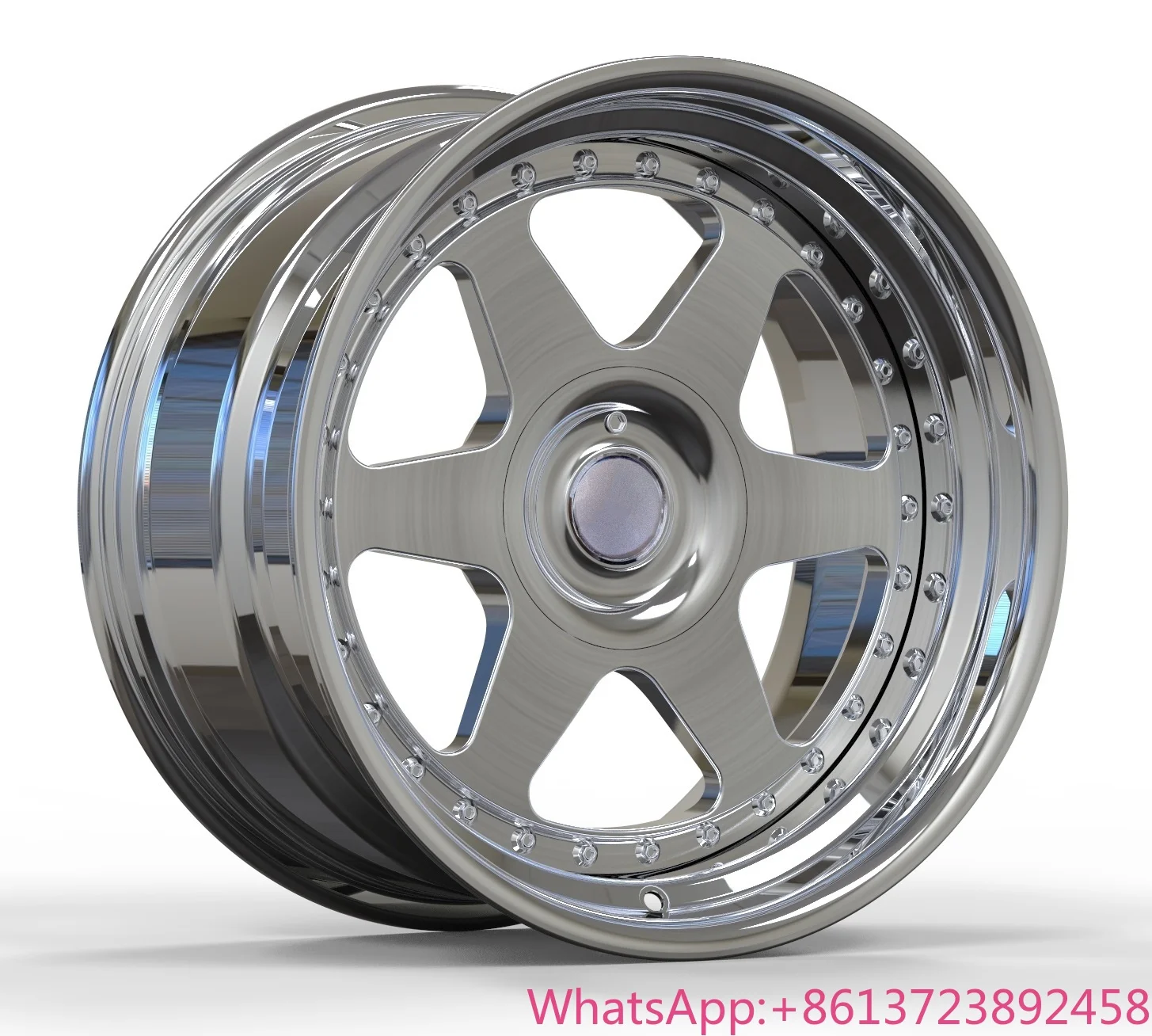 

BKU 2-piece Forged Step Lip for Mercedes W116 W124 W160 W126 W114 C126 Sl Class 5x112 Wheels 18 17 Inch Rim Alloy Wheels Jante