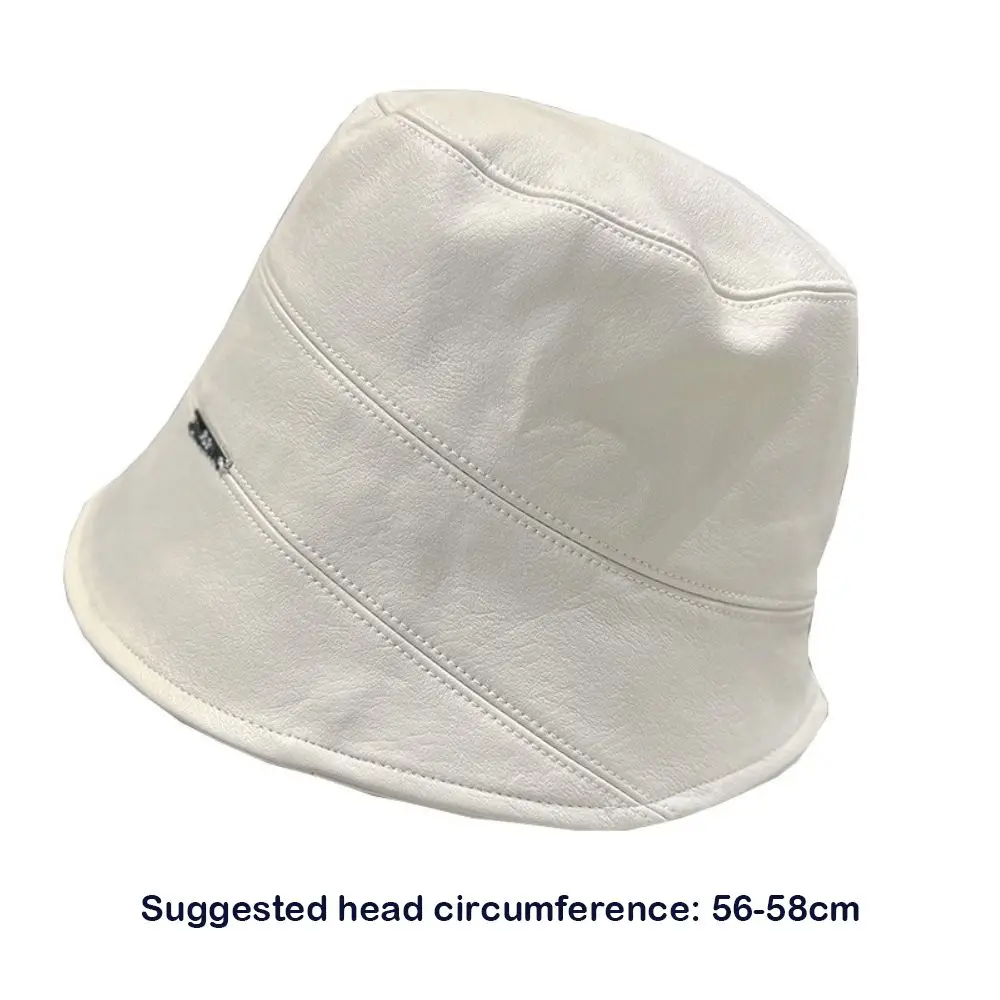 بو الجلود دلو القبعات للرجال والنساء ، عارضة الصيادين في الهواء الطلق قبعات ، خمر لون خالص ، شخصية