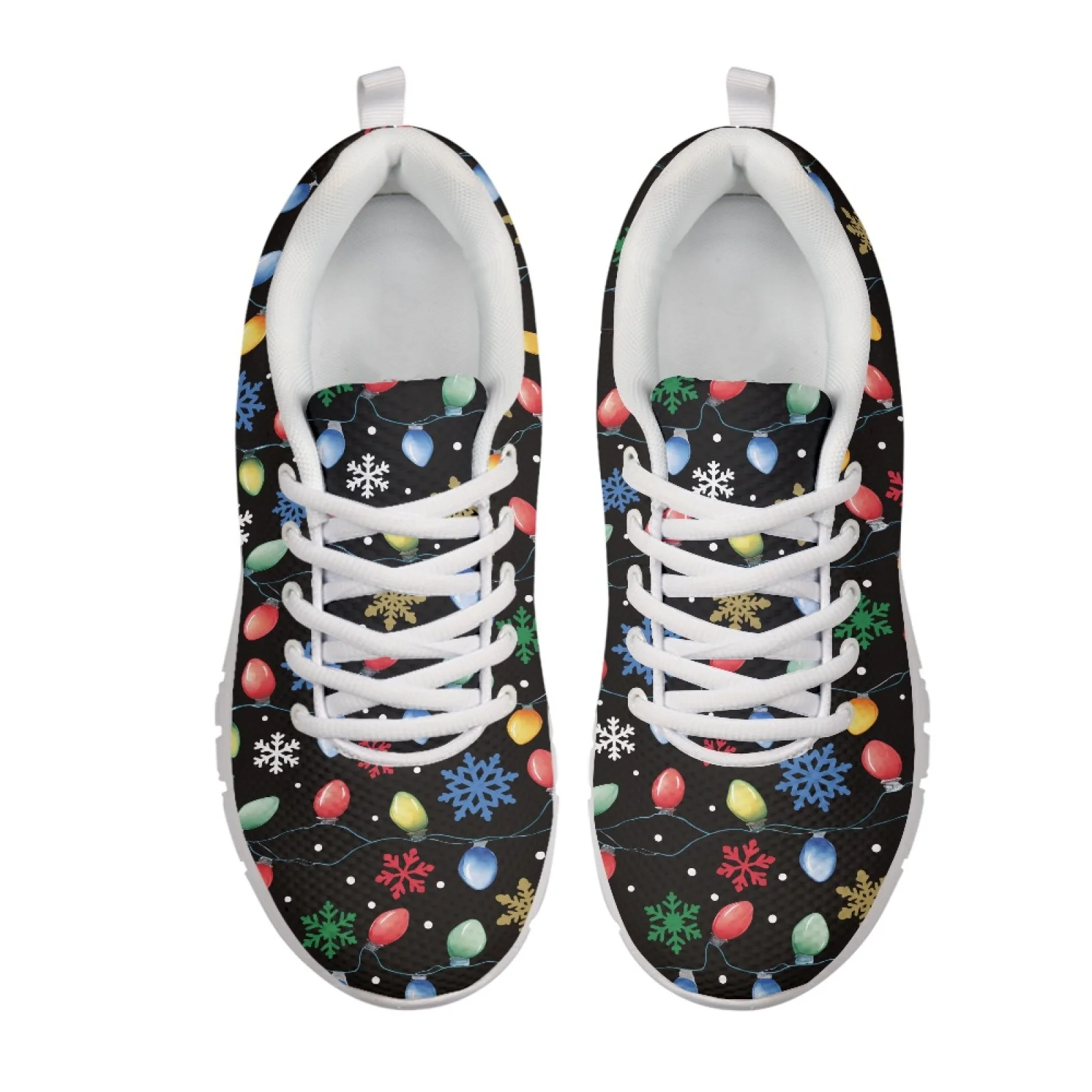 Coloranimal Snowflake Comfortable Sneaker Outdoor Walking Shoes Fitness Footwear for Men Mens