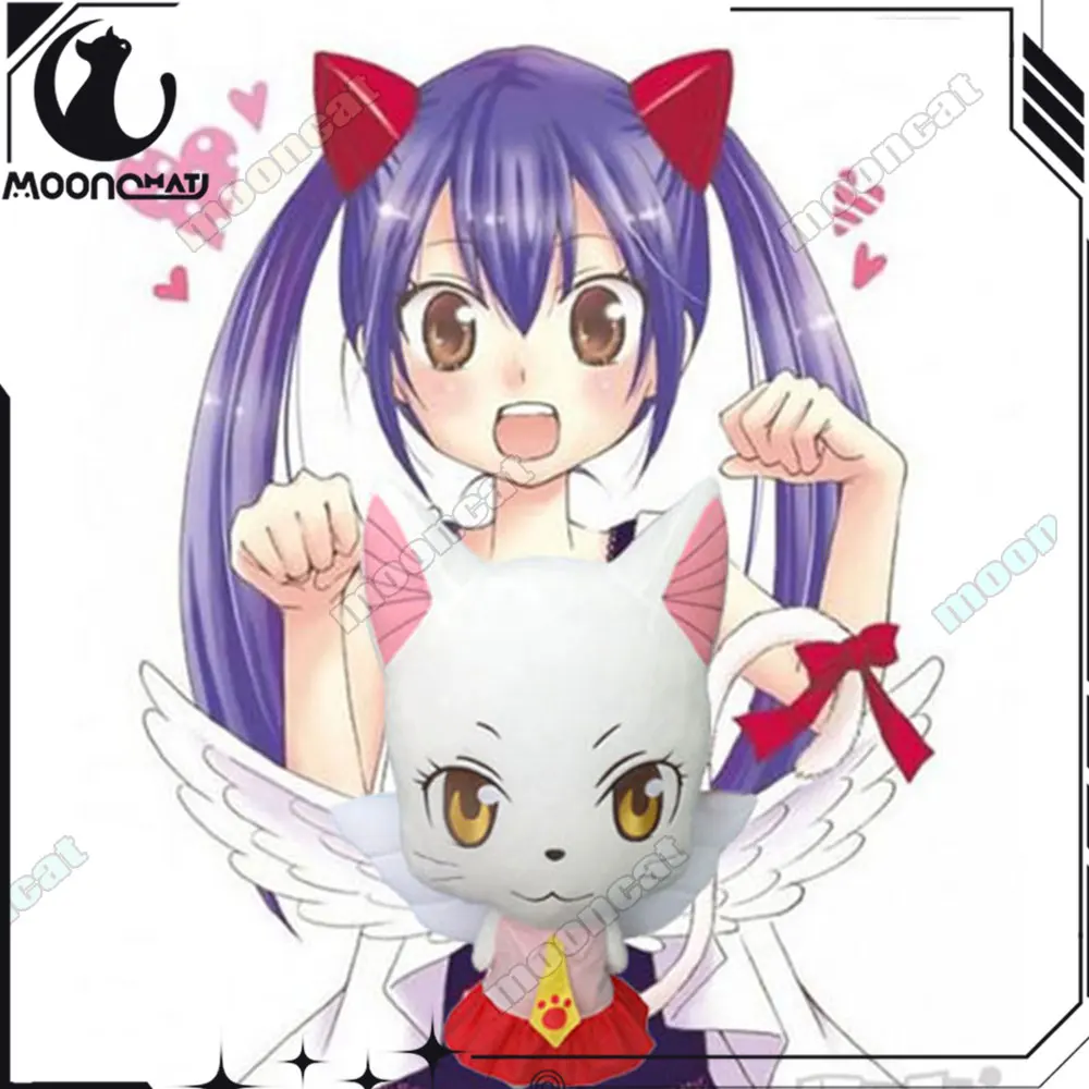 

58 см Fairy Tail аниме плюшевая кукла Happy Carla Pantherlily мультфильм Fairy Tail плюшевая модель куклы плюшевые игрушки для детей подарки