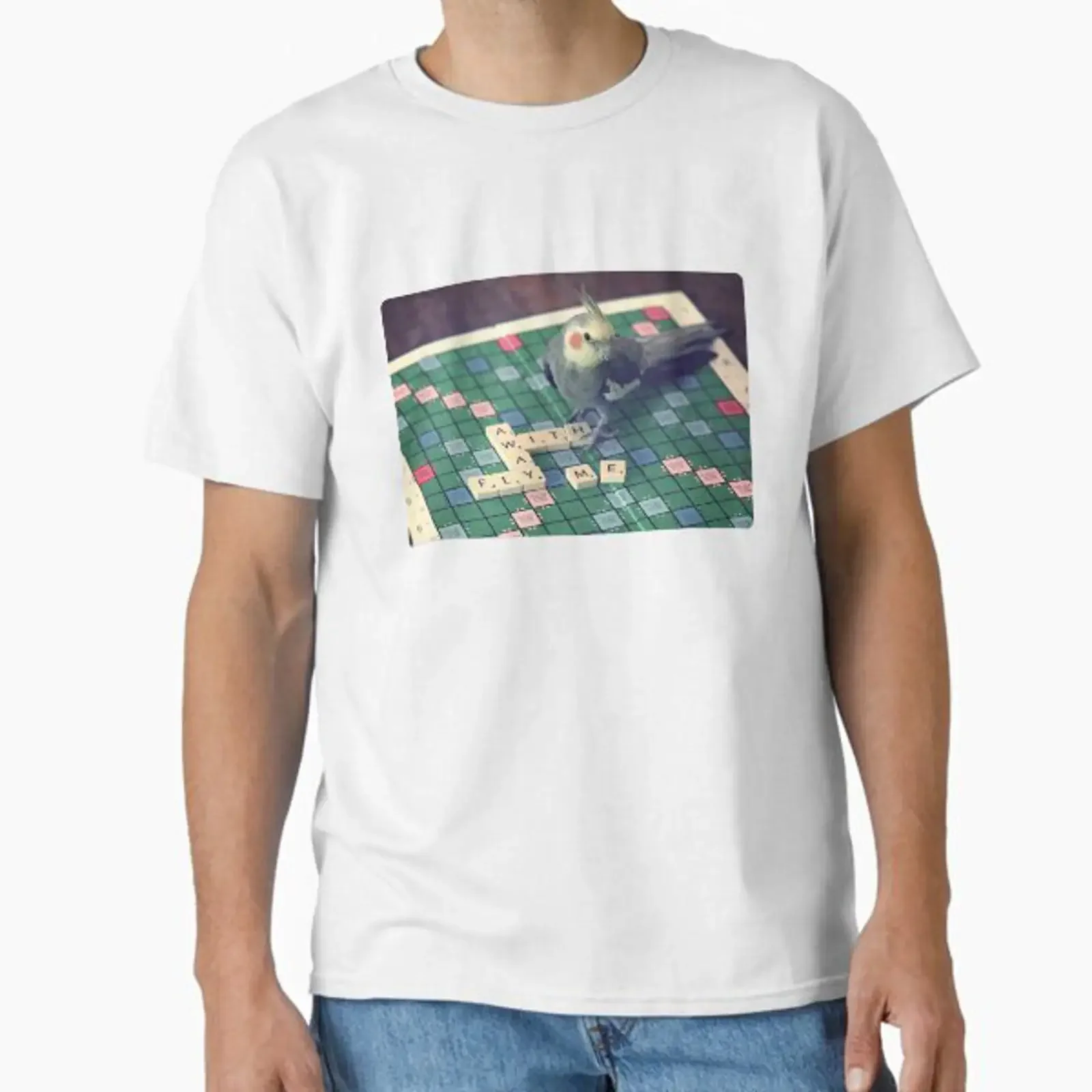Camiseta elástica cómoda para hombre, diseño vintage de Tangerine Tane, diseñada y vendida por Fly Away With Me, para uso diario.
