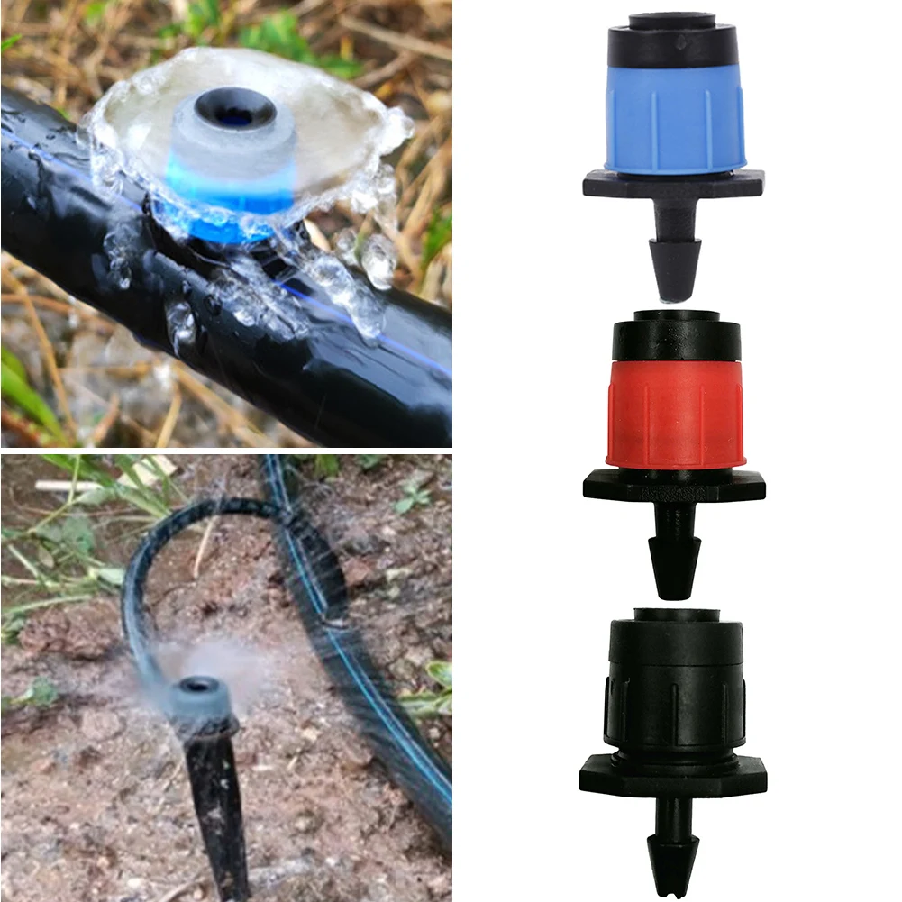 20/100pcs Adjustable Irrigation Dripper Sprinkler 4/7mm Hose Watering Drip Irrigation Sprinkler Garden Water Irrigation System