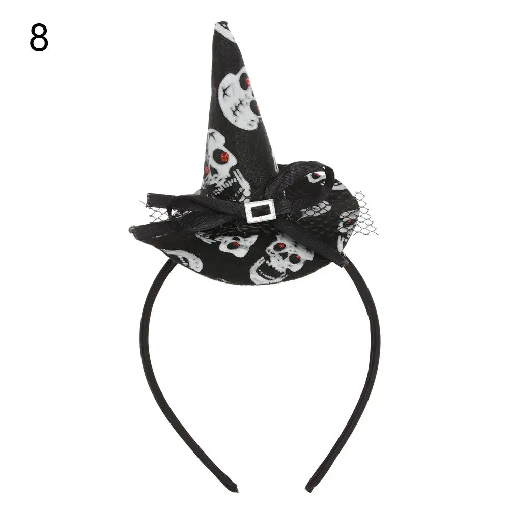 

1PCS Novelty Cosplay Props Point Cap Festival Skull Headband Performance Props Halloween Headband Party Hairband Decor Headwear