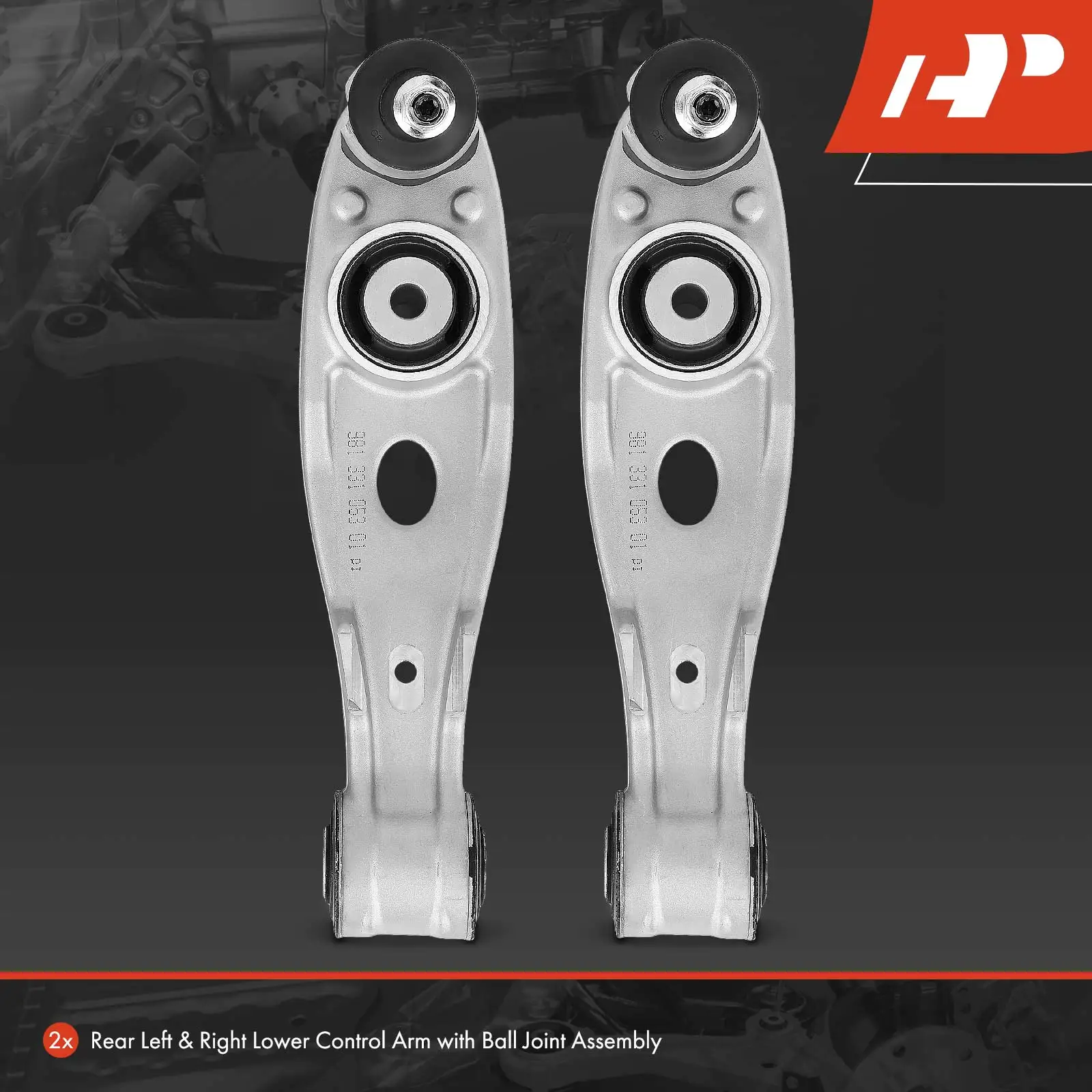 A-Premium 2x Rear Lower Control Arm & Ball Joint Assembly for Porsche Boxster 1997-2012 Cayman 2006-2012 911 1999-2013
