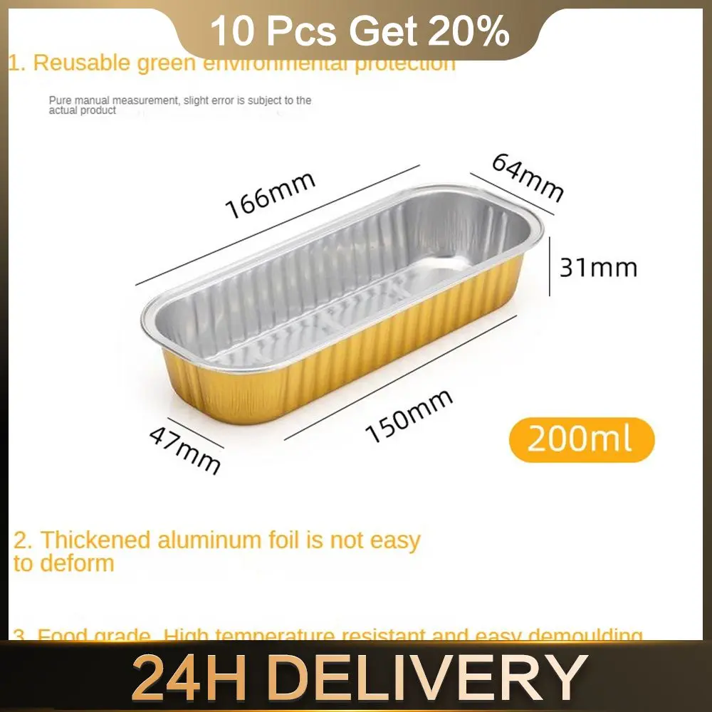 Paper Thickened Aluminum Tin Tin Paper Box Box Bowl Foil Lunch Box Oven