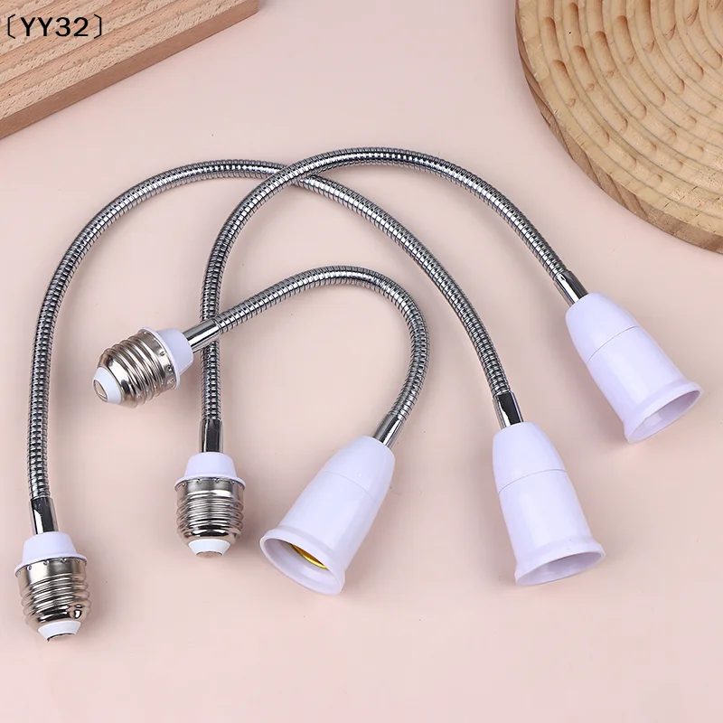 Flexible E27 To E27 LED Screw Lamp Base Bulb Socket Extender Extension Light Holder Lamp Base Light Socket Adapter 〔YY32〕