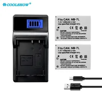 1400mAh Camera Battery NB-7L NB 7L For Canon PowerShot G10 G11 G12 SX30 SX30IS NB7L Rechargeable Batteries Charger