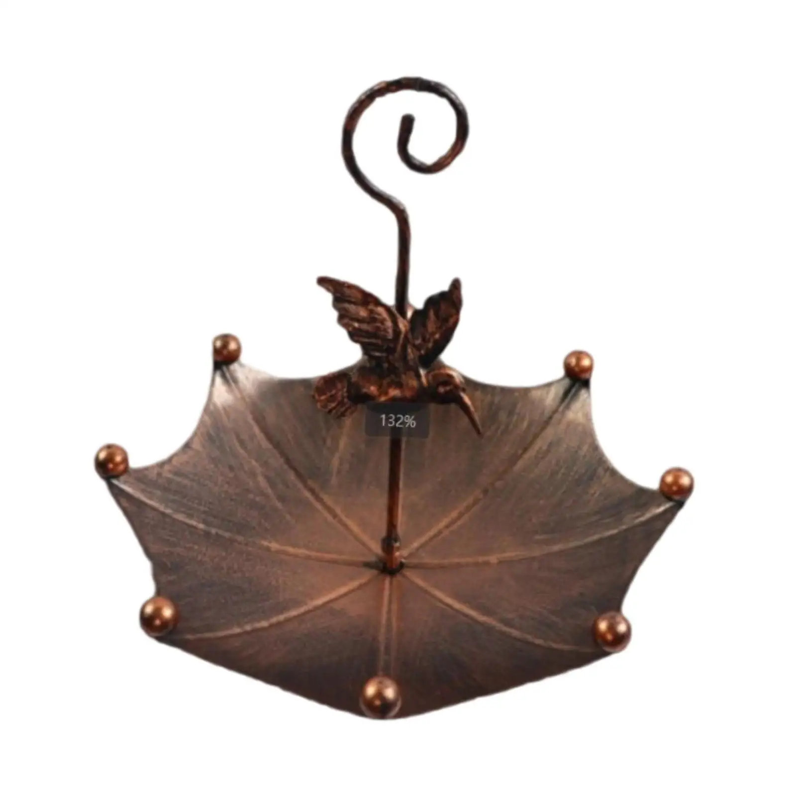 Hanging Bird Bath with Hook Outdoor Housewarming Yard Garden Bird Feeder for Park Fence Courtyard Backyard Wildbird Drinking