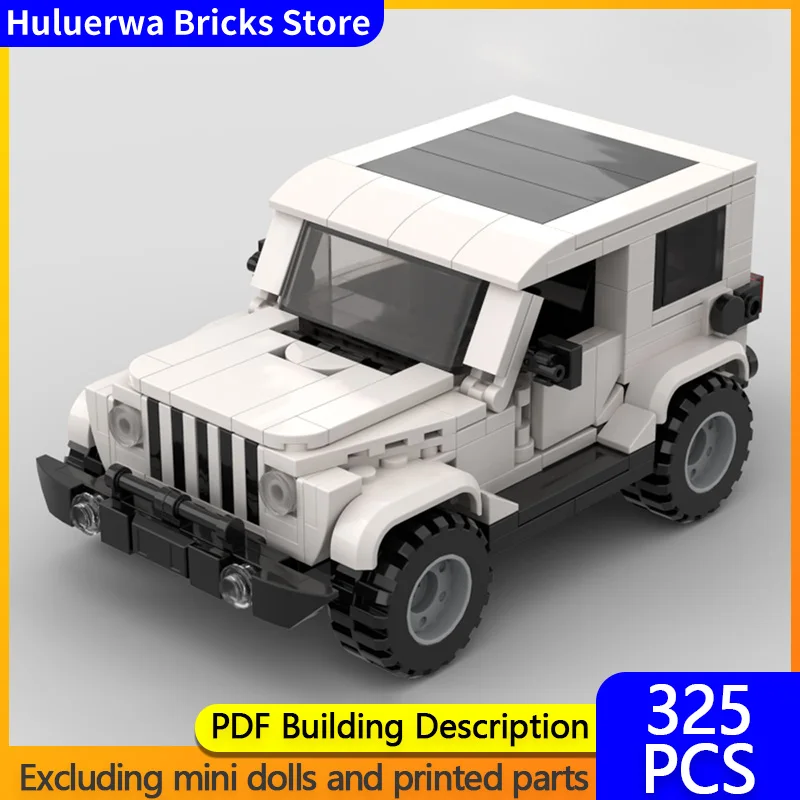 

Speed Racing Car Model MOC Building Bricks Wrangler JL 2 Door Off-Road Vehicle Modular Technology Children Holiday Gifts Toys