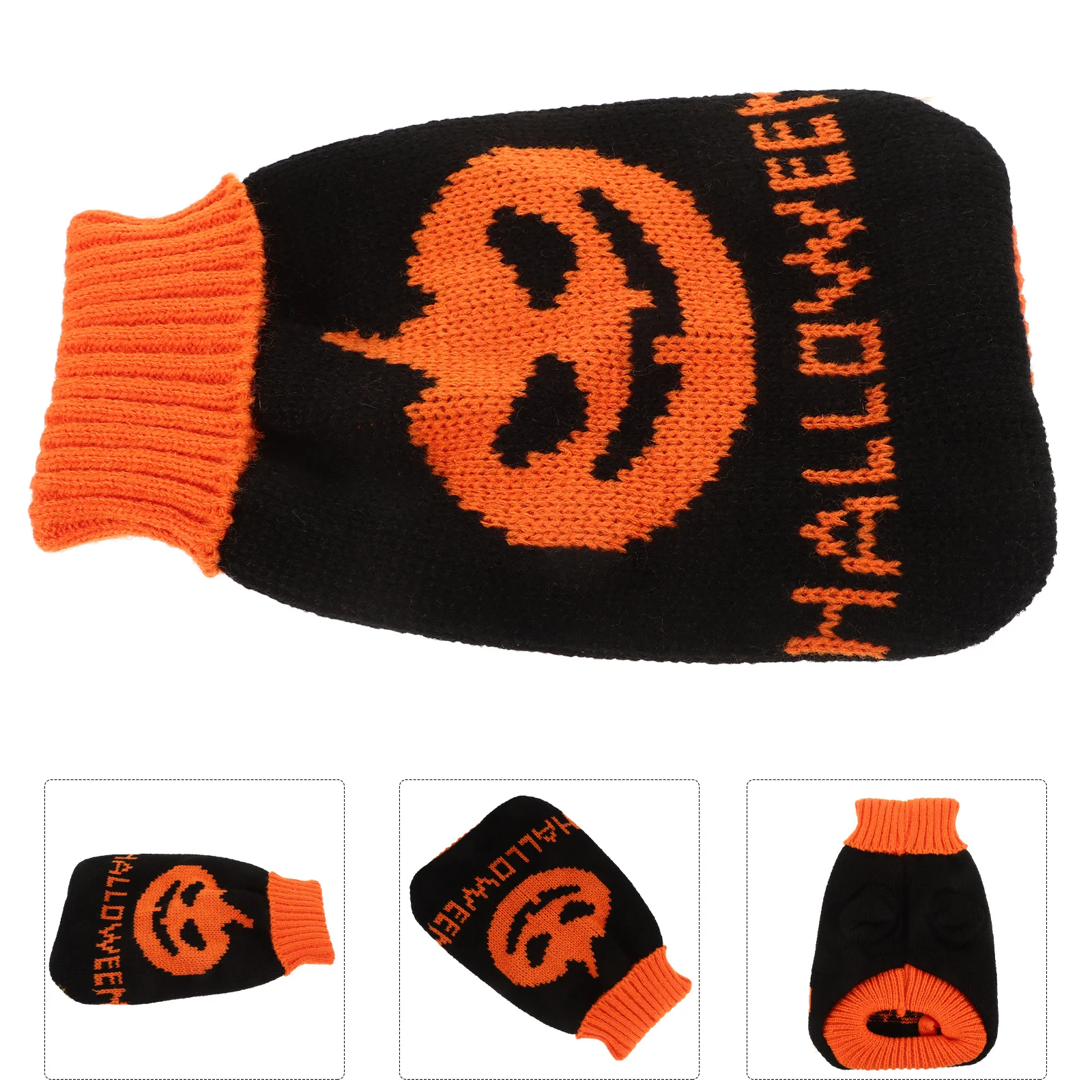 

Halloween Pet Pumpkin Sweater Soft Warm Comfortable Dog Clothes Puppy Costume Winter Pet Sweater Warm Dog Clothing