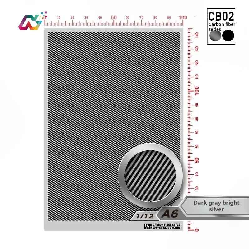 Hobby Mio Koolstofvezel Waterglijbaan Decal Hoge Precisie Twill Textuur voor 1/12 1/24 1/32 Schaal Model Auto Motor Modificatie