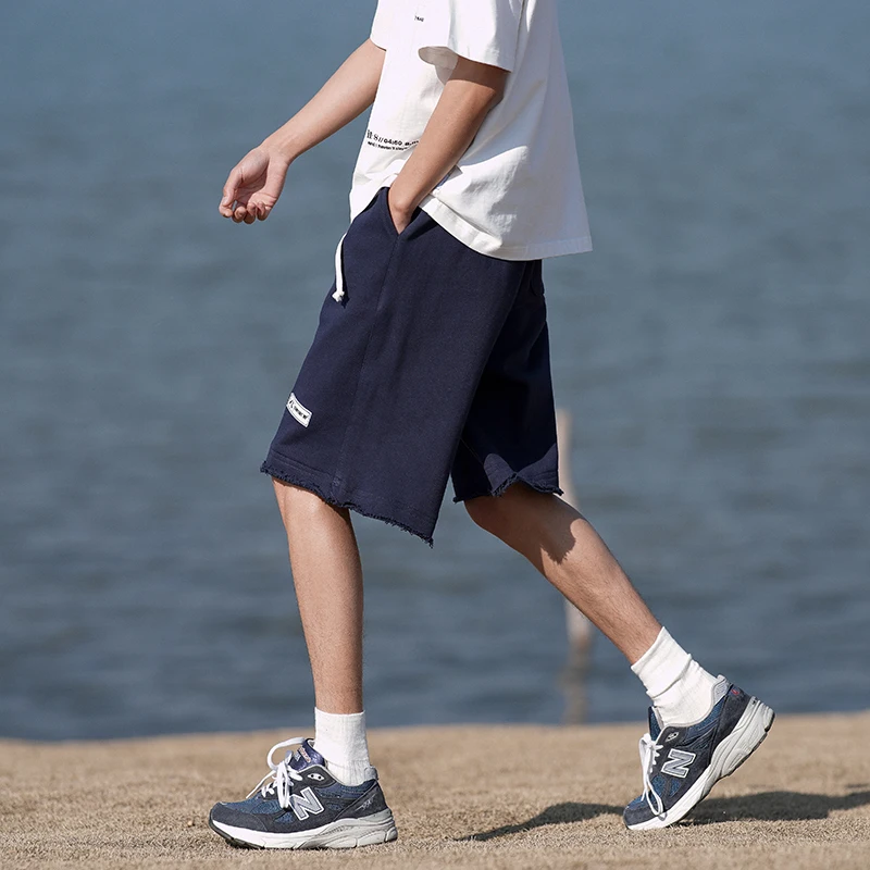 

Summer Thin Five-Point y Casual Pants Men's Loose Sports Mid-Pants Straight Leg Breathable Comfortable Faionable