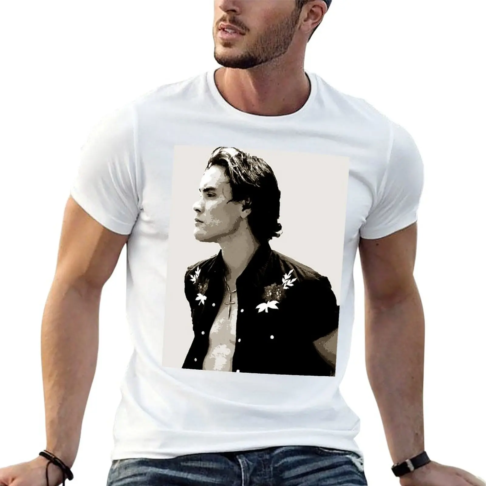 Brandon Lee T-Shirt man t shirt cotton high quality cotton t shirt man anime t shirts oversize T-shirt