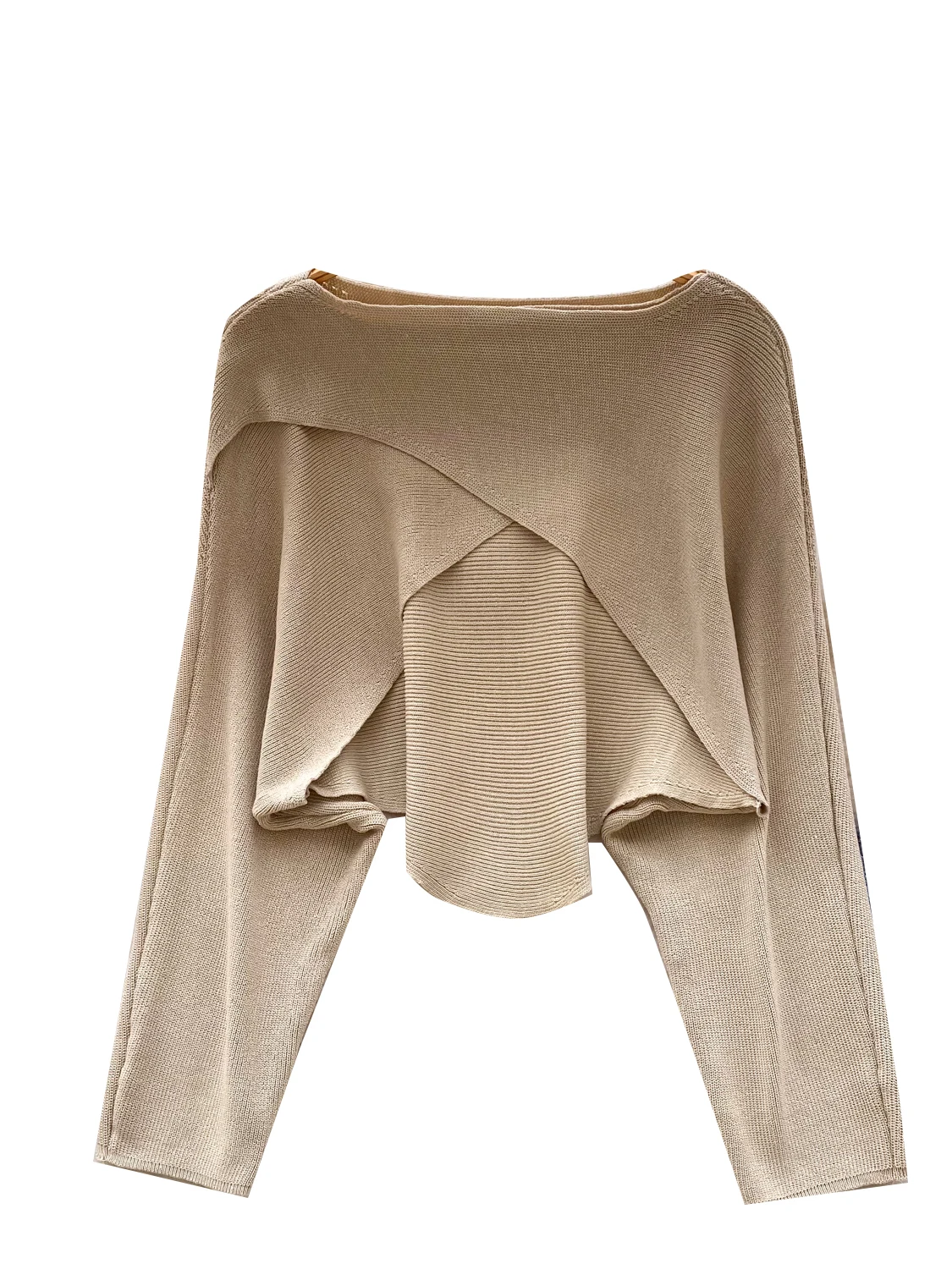 Loose Long Sve round Ne Knitted Sweater Women's Autumn Faionable mat High-End Feeling Korean Sle Lazy Sle