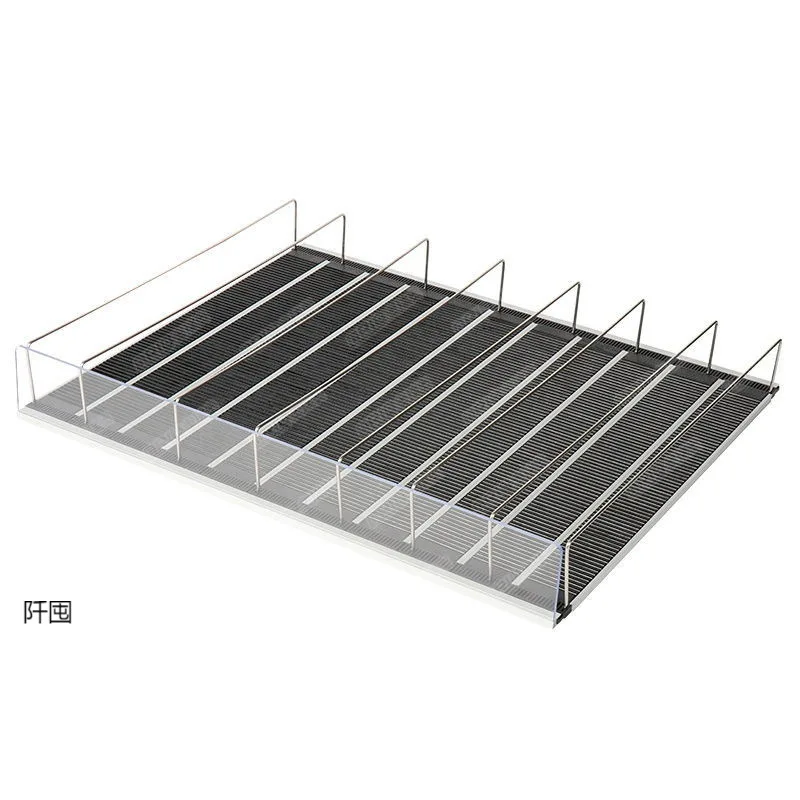 

Самоподвижная выдвижная полка-роллер, стеллаж для демонстрации товаров, направляющая для морозильной камеры, выдвижная полка для напитков в супермаркете, ламинированная.