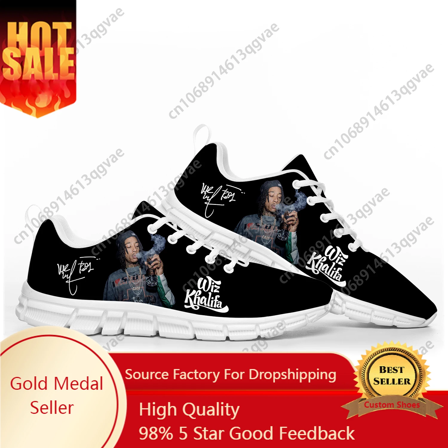 

Wiz American Rapper Khalifa Singer Sports Shoes Mens Womens Teenager Children Customized Sneakers Shoe High Quality Couple Shoes