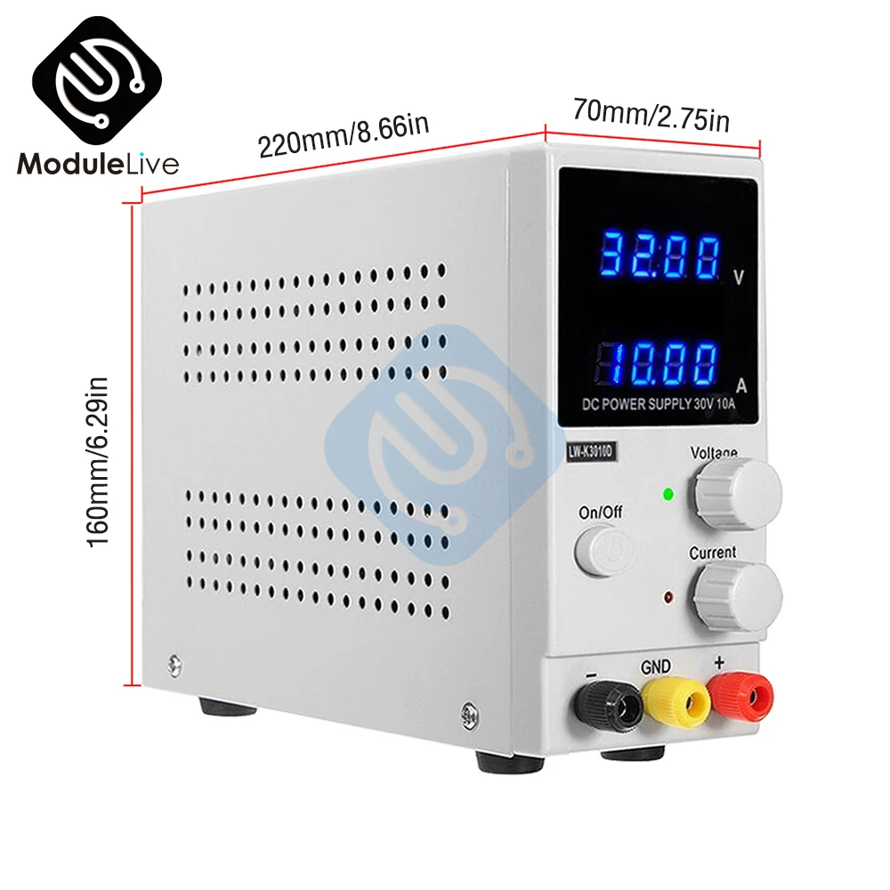 LW-K3010D AC DC Power Supply Adjustable 30V 10A laboratory Variable Switch Bench Power Supply Stabilized Power Source 110V 220V