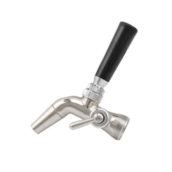 Flow Control Forward Sealing Beer Faucet Stainless Steel Craft Beer Tap Home Brew Kegerator Dispenser