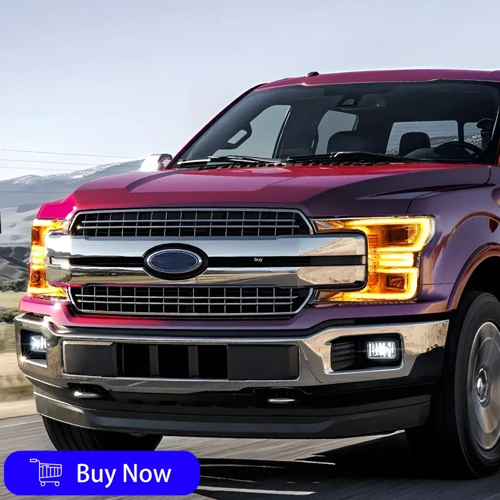 

For Ford Raptor F150 2018-2019 Car Front Lamps LED Auto Headlights Assembly Upgrade Dynamic Projector Lens Tool Car Accessories