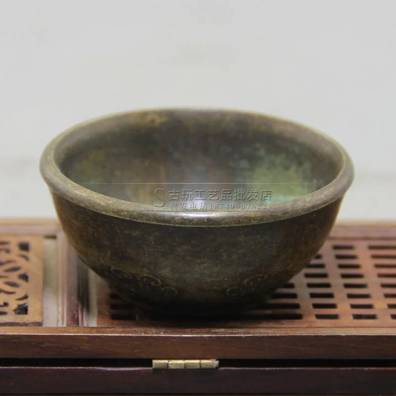 

Aged handicrafts collection manufacturers spot old bronzeware brass bowls copper Manufacturer's stock collection