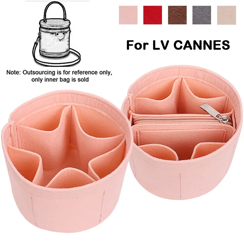 Felt Cloth Bag liner Multi-functional Travel Insert Bag Makeup Organizer Shape lined Bag Super Cosmetic Bags For cannes