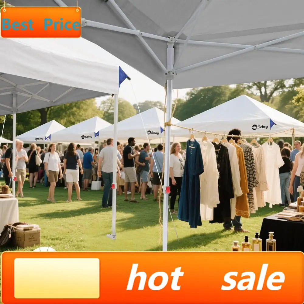 

Акция! Компактный шатер 10x10 м с 99% защитой от УФ-излучения - идеально подходит для улицы, мероприятий и кемпинга - прочный и долговечный.