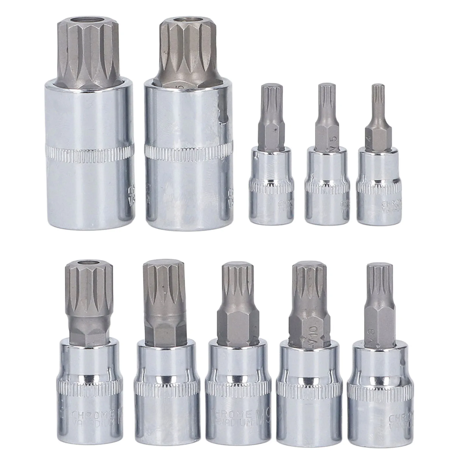 10Pcs Triple Spline…