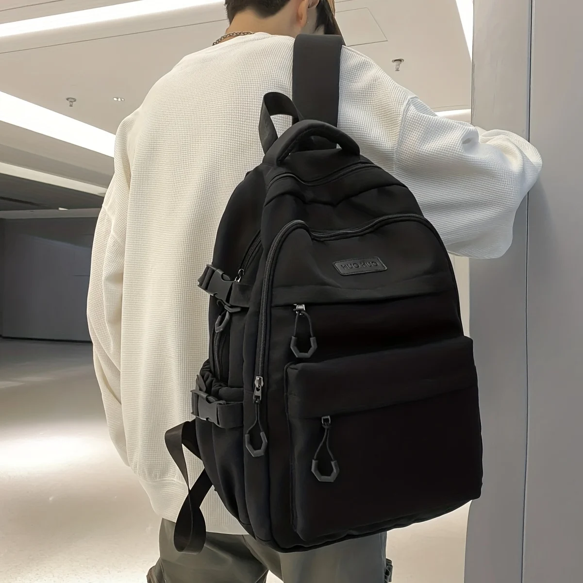 

Школьная сумка, рюкзак для ноутбука, дорожный рюкзак большой емкости, вмещает 15,6-дюймовый компьютер