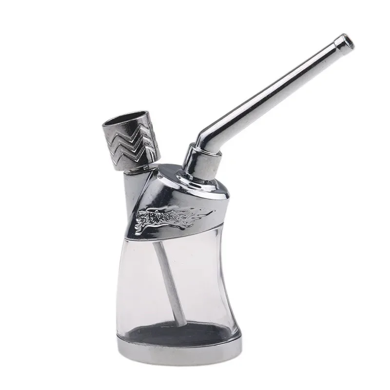 For 8mm Classic Smoking Holders Creative Tar Filtration Tobacco Pipe Acrylic Portable Hookah mouthpieces Clean Type Gift for Men