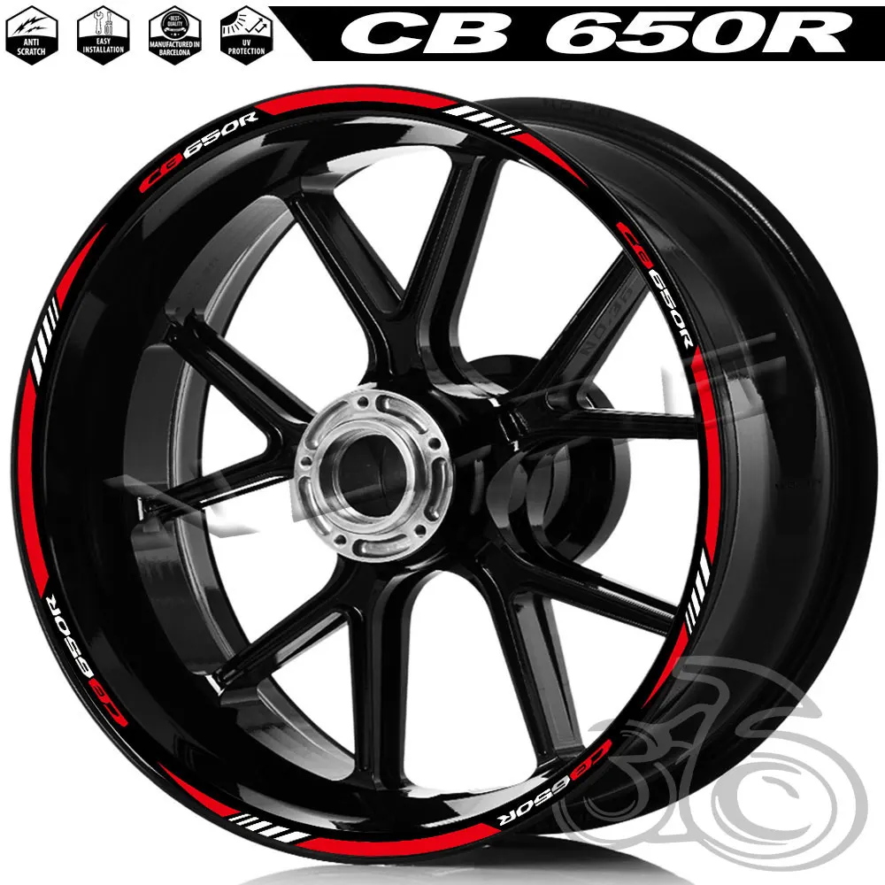 For CB650R CB650 R CB 650R Motorcycle Wheel Rim Sticker Stripe Decals Tape Accessories Waterproof