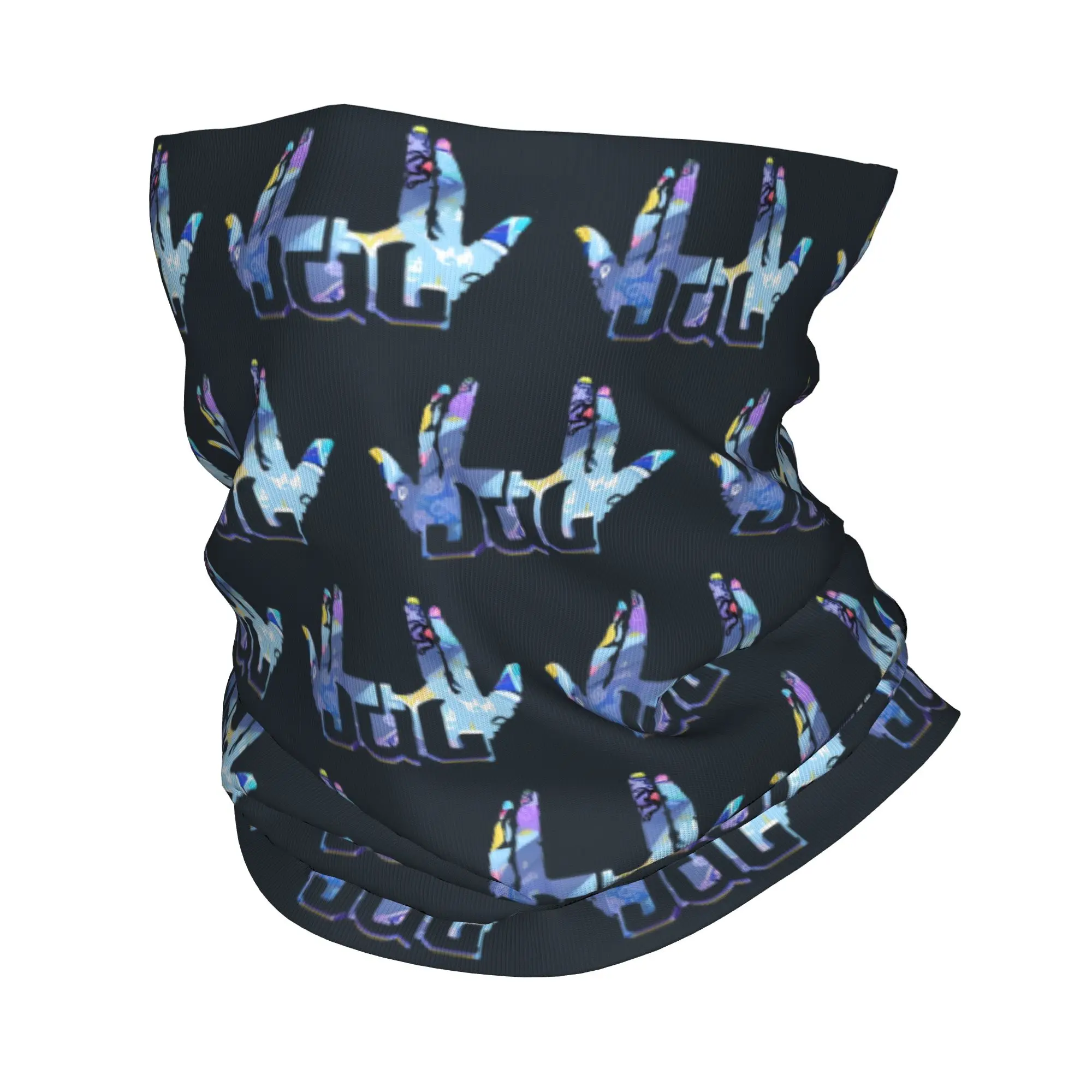 Custom JUL Winter Headband Neck Warmer Men Women Hiking Cycling Tube Scarf French Rapper Music Face Bandana Gaiter