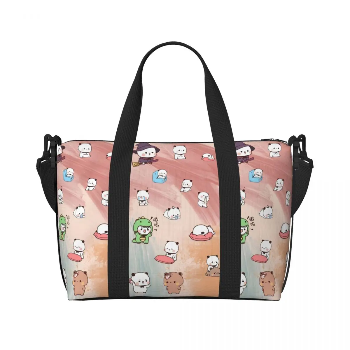 

Большая большая сумка Bubu Dudu на заказ, женская анимационная сумка для покупок, пляжная дорожная сумка для спортзала