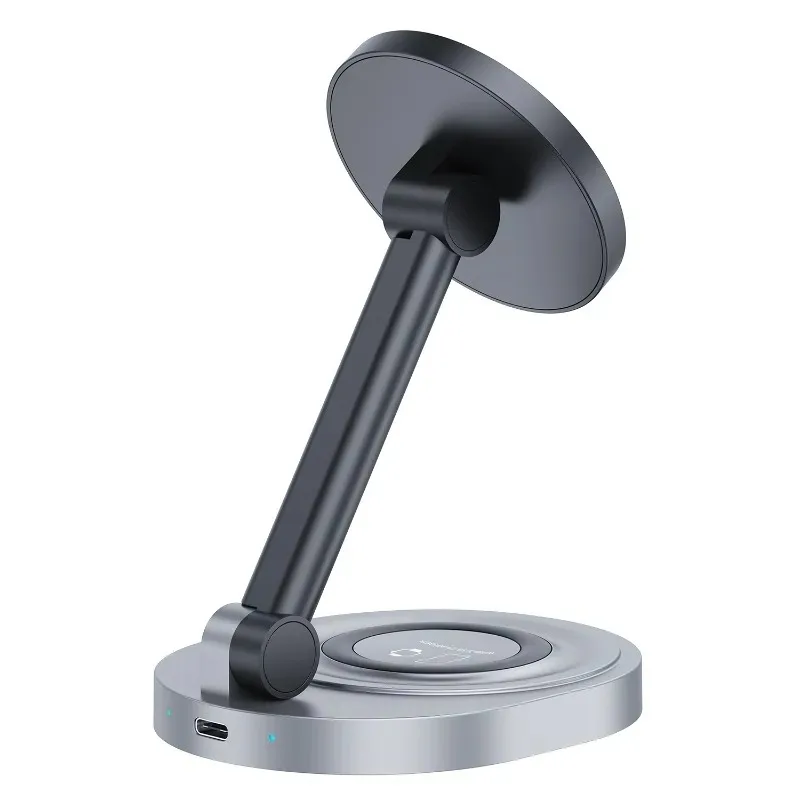 Quick Charging Dock 2-in-1 Magnetic Wireless Charger Stand Suitable for IPhone 15 14 13 12 11 Pro Max 11 X Apple Watch Airpods