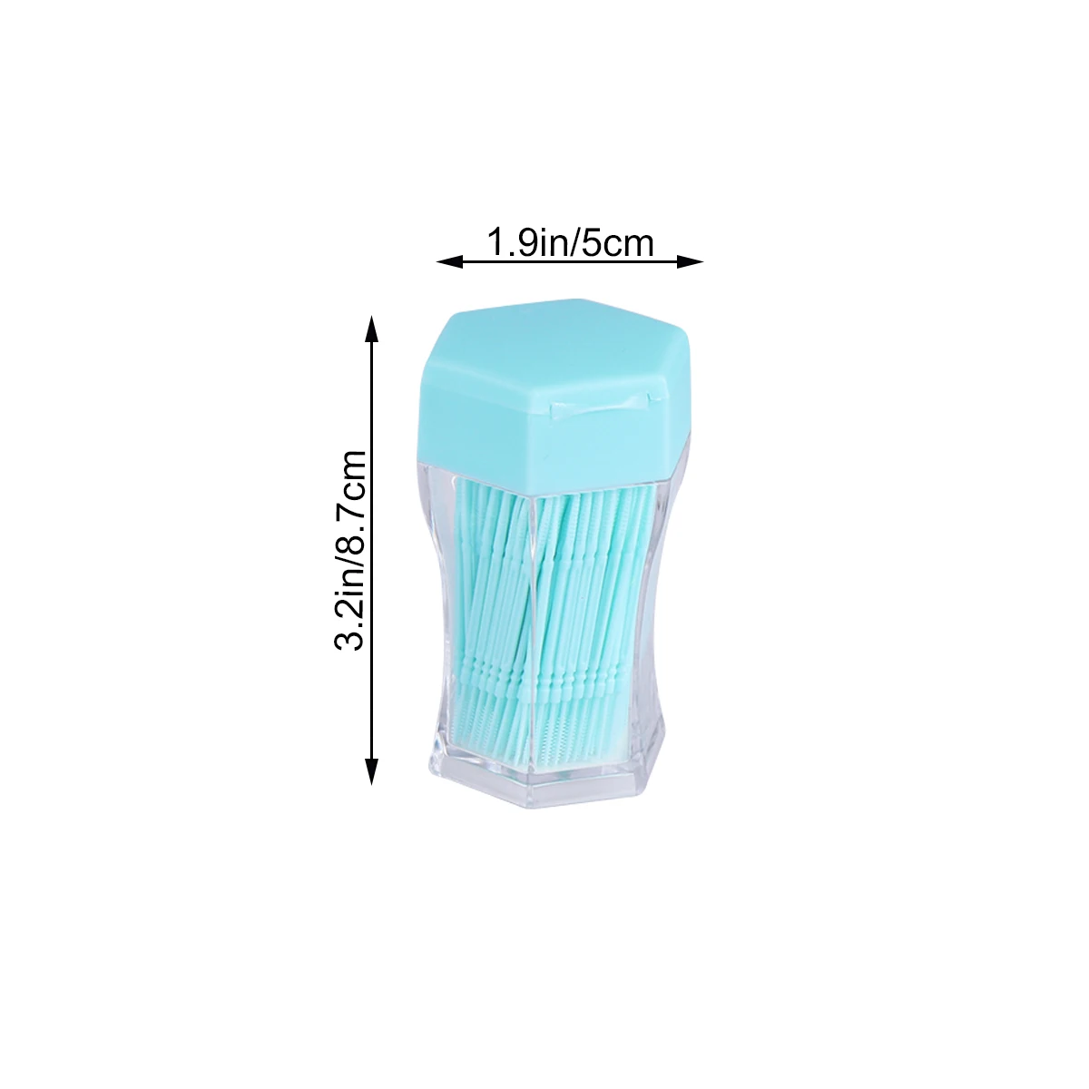 

600pcs Double-end Reusable Interdental Brush Cleaners Interdental Floss Brush Toothpick Dental Oral Care Tool