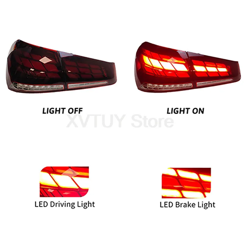 

Светодиодный автомобильный фонарь в сборе для Mercedes-Benz A-Class W177 2019-2022, задний фонарь, внешний указатель поворота, задний стоп-сигнал, стоп-сигнал