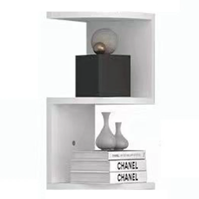 Corner Shelf Corner Punching-Free Corner Bookshelf Kitchen Triangle Cabinet Storage Rack