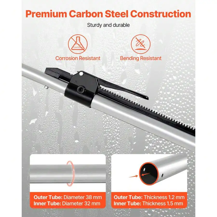 Cargo Bar, Ratcheting Cargo Bar Adjustable From 89