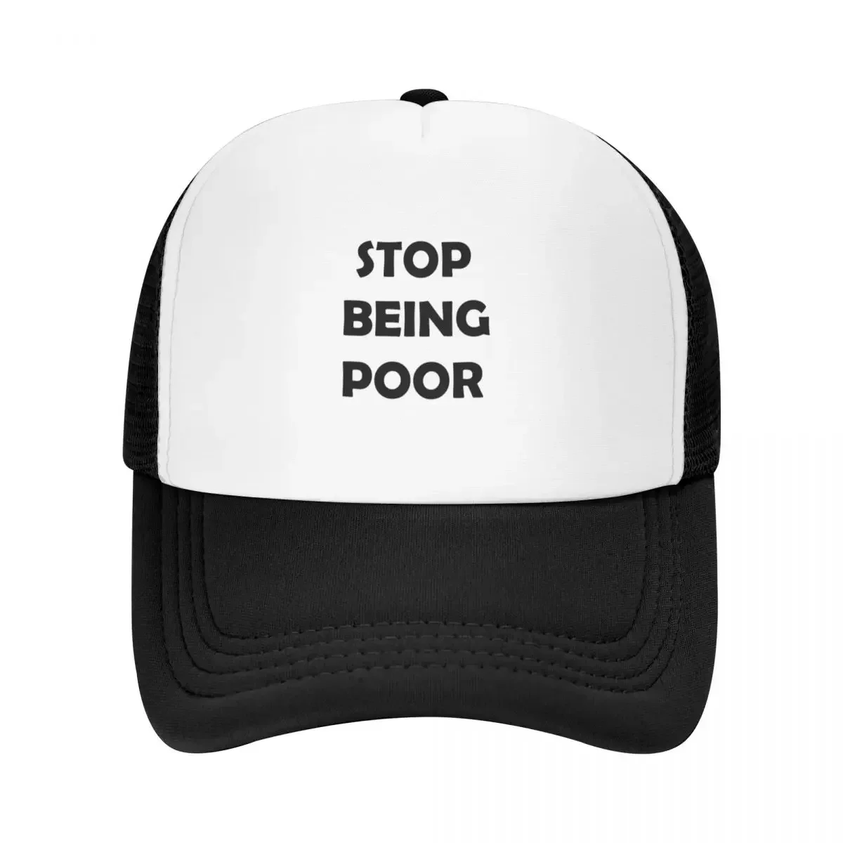 Stop being poor now Baseball Cap Luxury Hat Horse Hat New Hat Luxury Brand For Women 2024 Men's