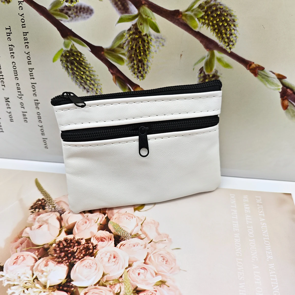Damen Herren Münzbörse Kleine Tasche Geldbörse Wechselgeldbeutel mit Reißverschluss Geldbeutel Kinder Mini-Geldbörsen Leder Schlüsselhalter Carteira – Detail 8