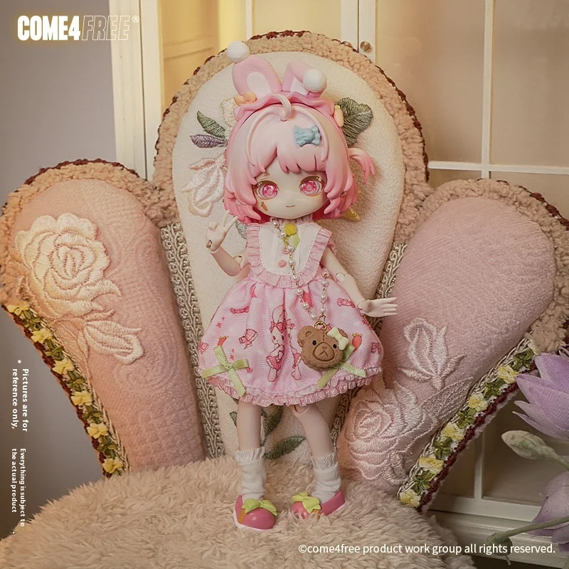 COME4FREE Arroz Doce [Fantasy Forest] Boneca móvel de 12 pontos vestir-se boneca BJD caixa cega ornamento artesanal em estoque fofo