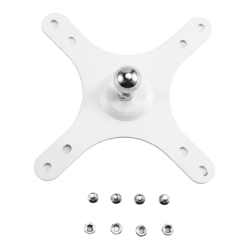 

AU61-17 мм шаровой монтажный базовый набор для портативного монитора, кронштейн VESA, пластина 100X100 мм, 75X75 мм, настенный держатель в комплекте, БЕЛЫЙ