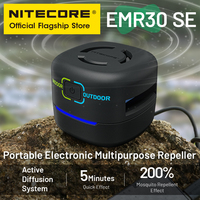 NITECORE EMR30 SE Mini Mosquitoes Repeller Portable USB-C Rechargable 16ft 360° for Fishing Camping BBQ Backyard Party Sleeping