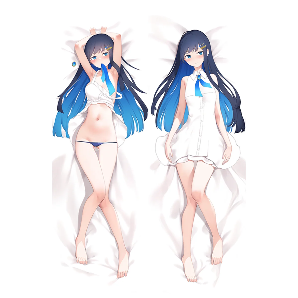 

Futaba Minato Dakimakura Cover Anime Vtuber Girl Adult Long Life Size Body Pillow Case Double-sided Print Otaku Gift