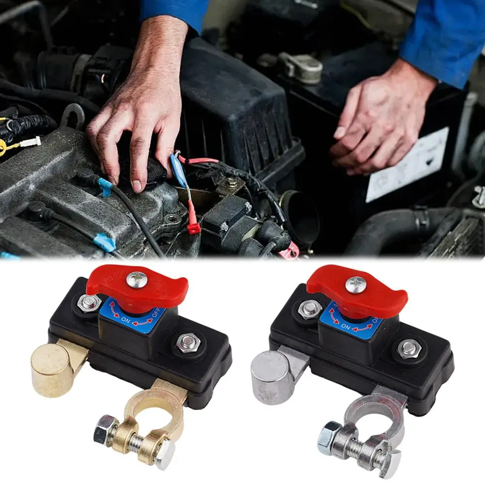 12‑24V Negative Pole Battery Disconnect Switch High‑Conduction Cut‑Off Switch for Car, Truck, RV Boat, Prevents Battery Drainage