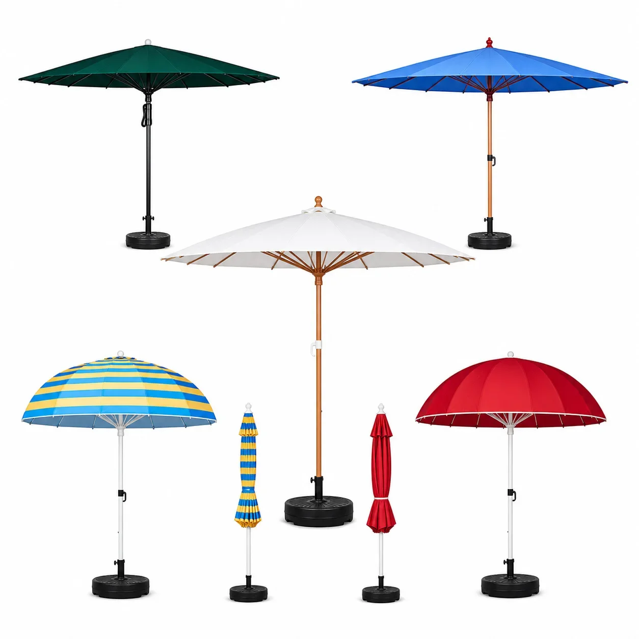 Outdoor Parasol Designer Internet celebrity B & B Hotel Sun Umbrella Coffee Shop Creative Antique Central Pillar Umbrella
